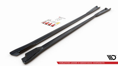 Seitenschweller Ansatz für Volkswagen Arteon R/ R-Line Facelift schwarz Hochglanz