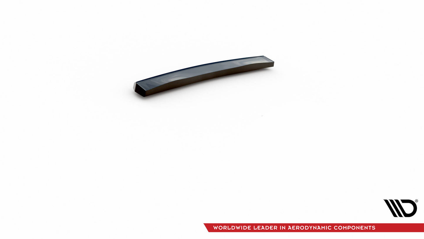 Mittlerer Diffusor Heck Ansatz für Infiniti G37 Coupe schwarz matt