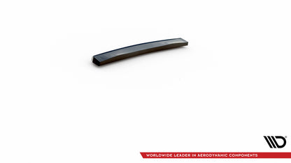 Mittlerer Diffusor Heck Ansatz für Infiniti G37 Coupe schwarz matt