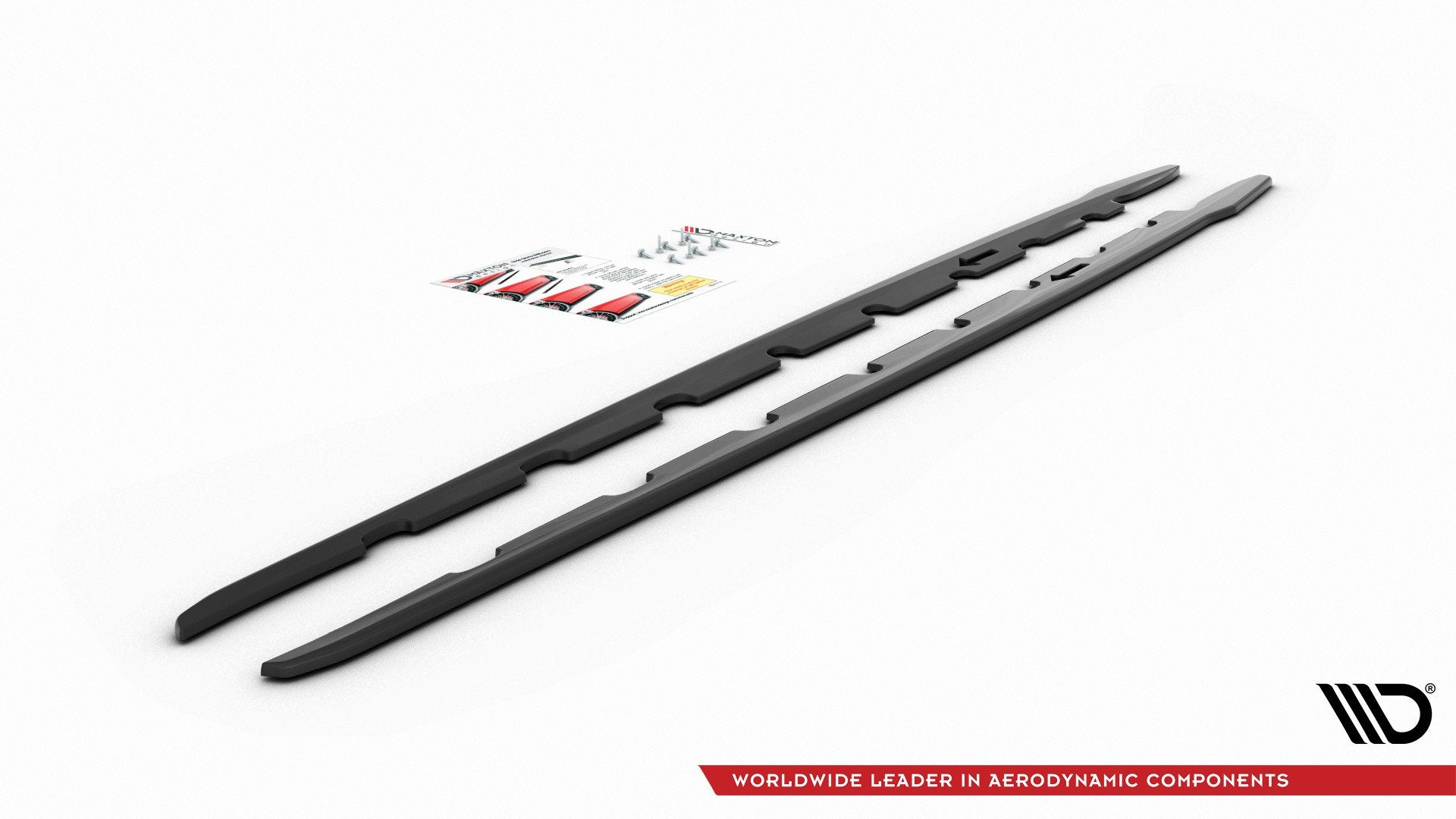 Seitenschweller Ansatz für V.2 für BMW 1er F40 M-Paket/ M135i  schwarz Hochglanz
