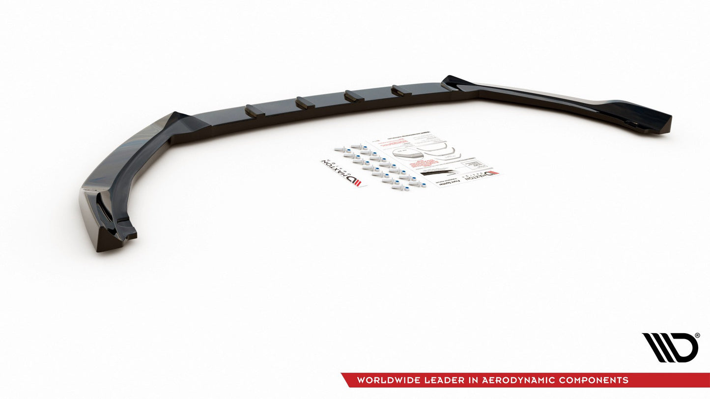 Front Ansatz V.7 für Ford Focus ST / ST-Line Mk4 schwarz Hochglanz
