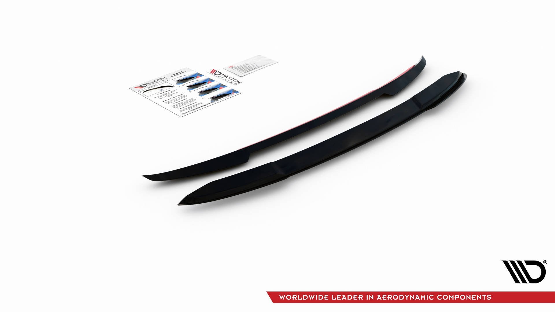 Spoiler CAP V.2 für Audi S4 / A4 S-Line Avant B9  schwarz matt