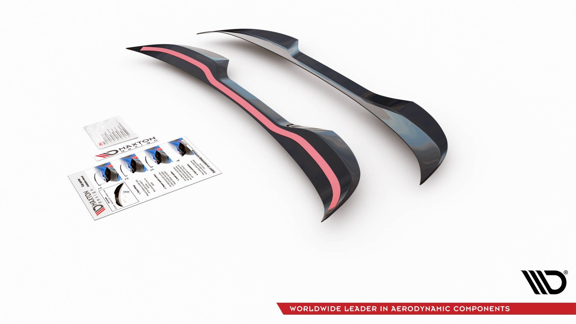 Spoiler CAP für Volkswagen Up GTI schwarz Hochglanz