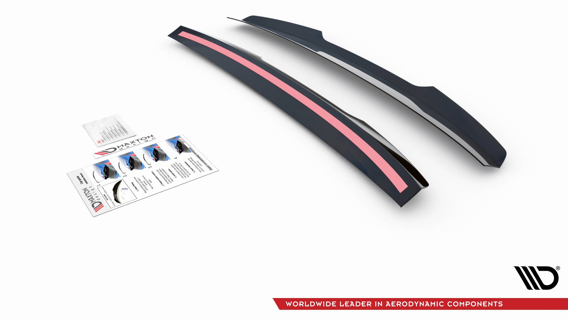 Spoiler CAP für Volkswagen Caddy Mk5 schwarz matt