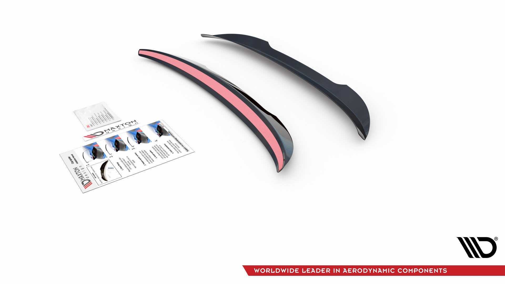 Spoiler CAP für Mini Cooper / One R50 schwarz Hochglanz