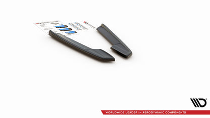Heck Ansatz Flaps Diffusor V.1 für Audi RS6 C8 / RS7 C8 schwarz matt