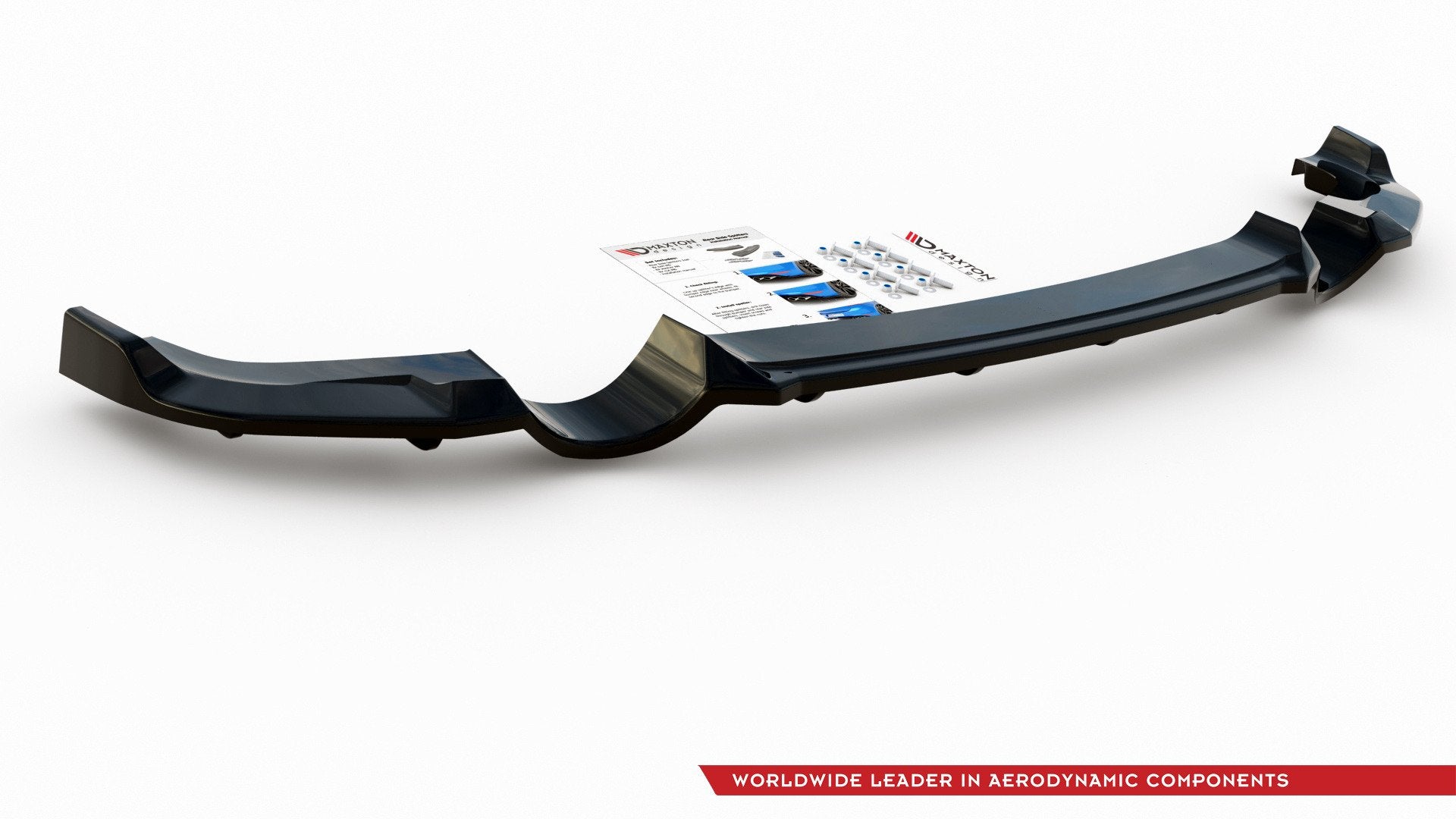Mittlerer Diffusor Heck Ansatz DTM Look für Hyundai I30 N Mk3 Hatchback Carbon Look