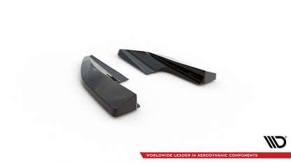 Heck Ansatz Flaps Diffusor V.2 für Audi e-Tron GT / RS GT Mk1 schwarz matt