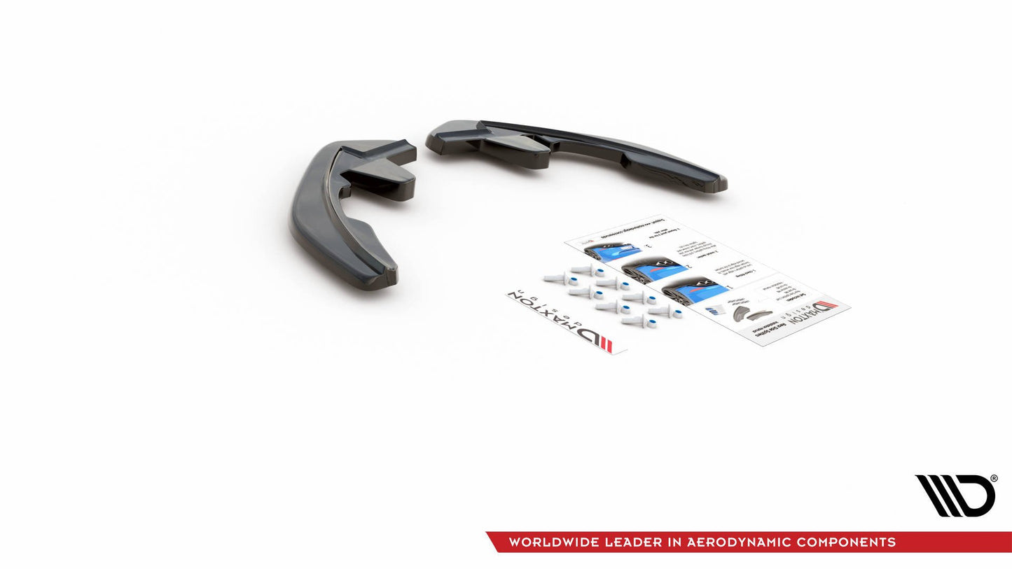 Heck Ansatz Flaps Diffusor für Renault Megane Mk.4 GT-Line schwarz Hochglanz