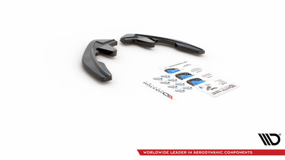 Heck Ansatz Flaps Diffusor für Renault Megane Mk.4 GT-Line schwarz Hochglanz
