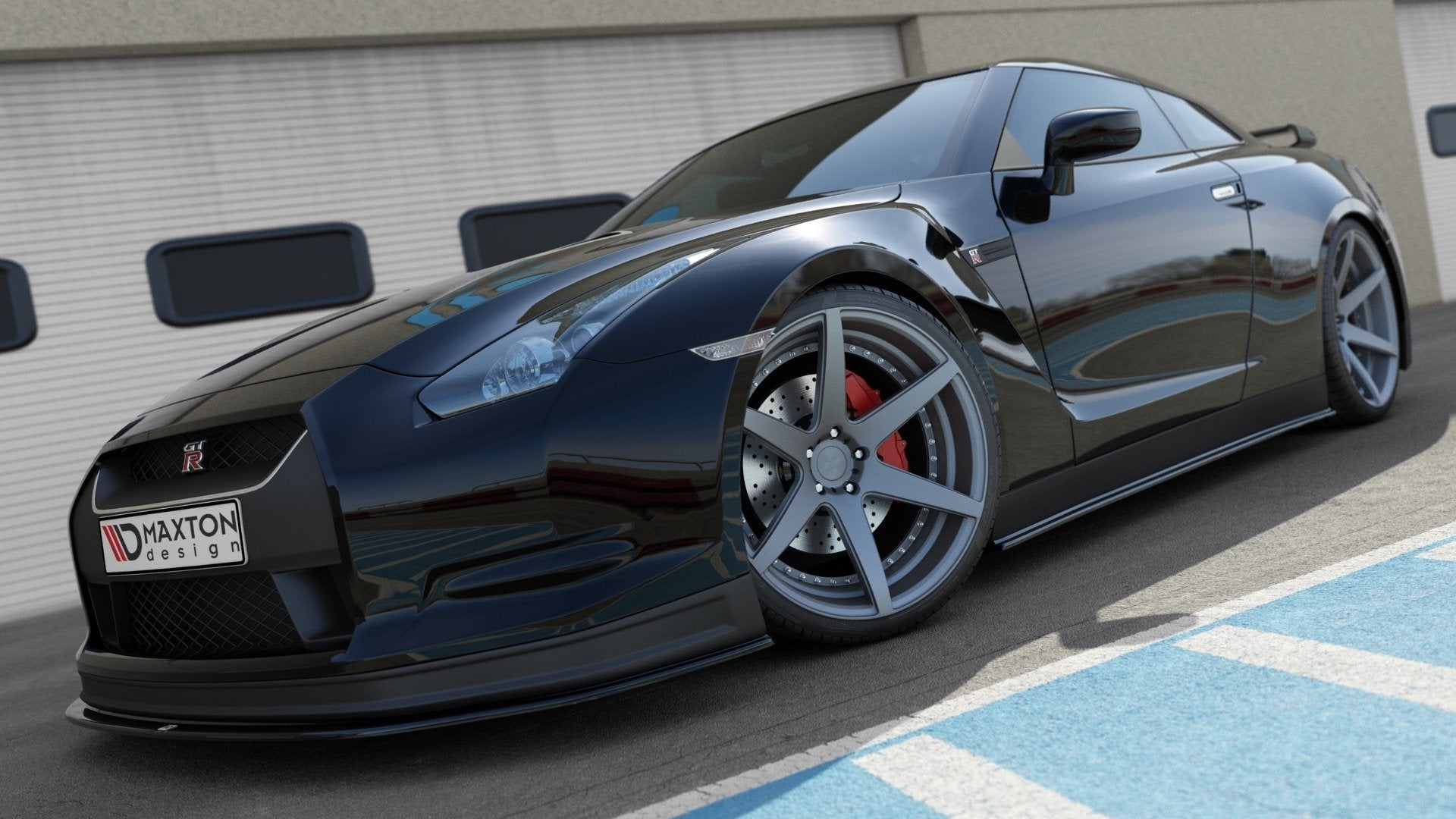 Seitenschweller Ansatz für NISSAN GT-R vor Facelift COUPE (R35-SERIES) Carbon Look