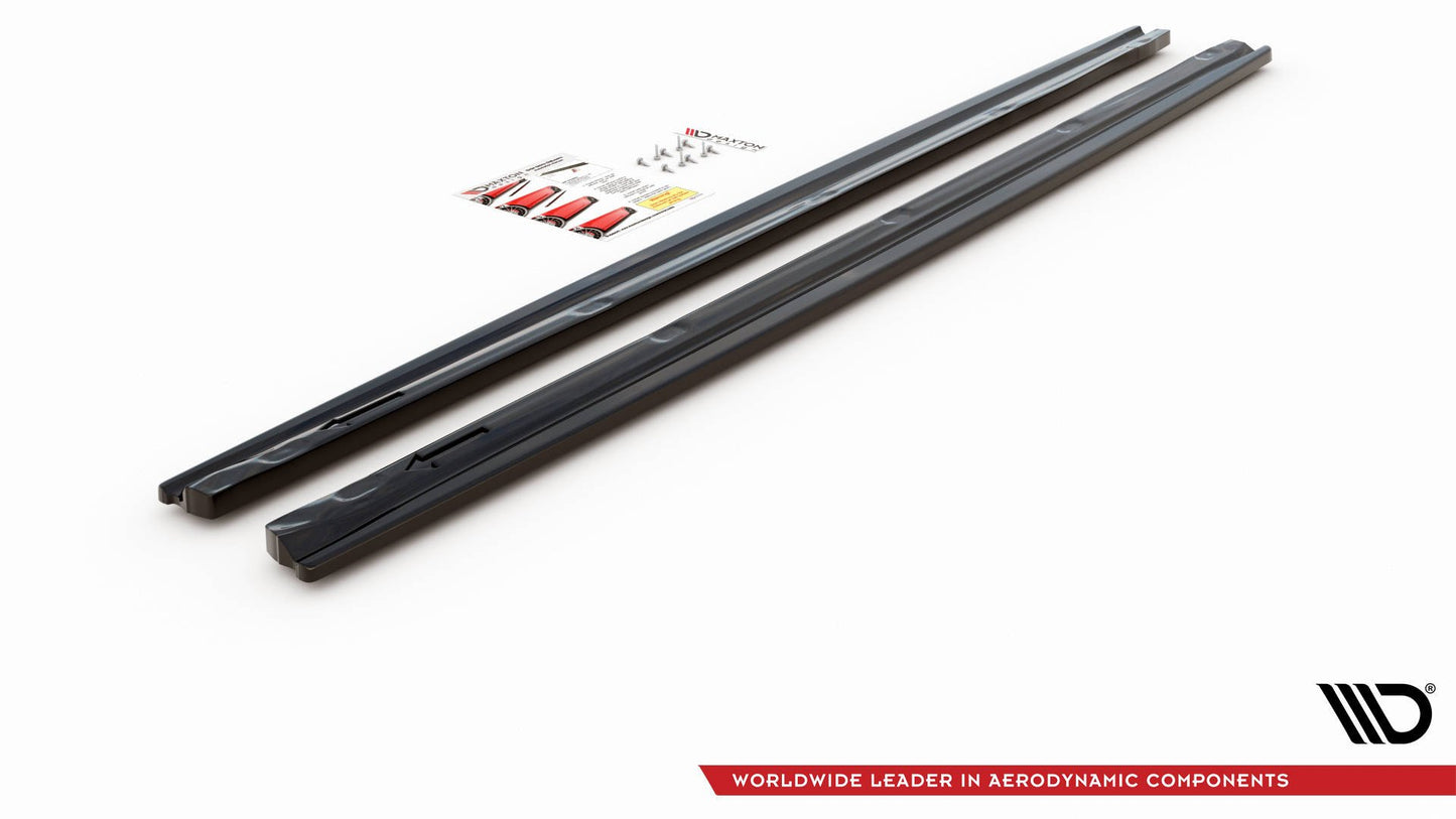 Seitenschweller Ansatz für Citroen DS4 schwarz matt