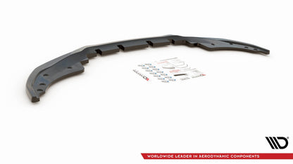 Front Ansatz V.3 für BMW 4er M-Paket G22 schwarz Hochglanz