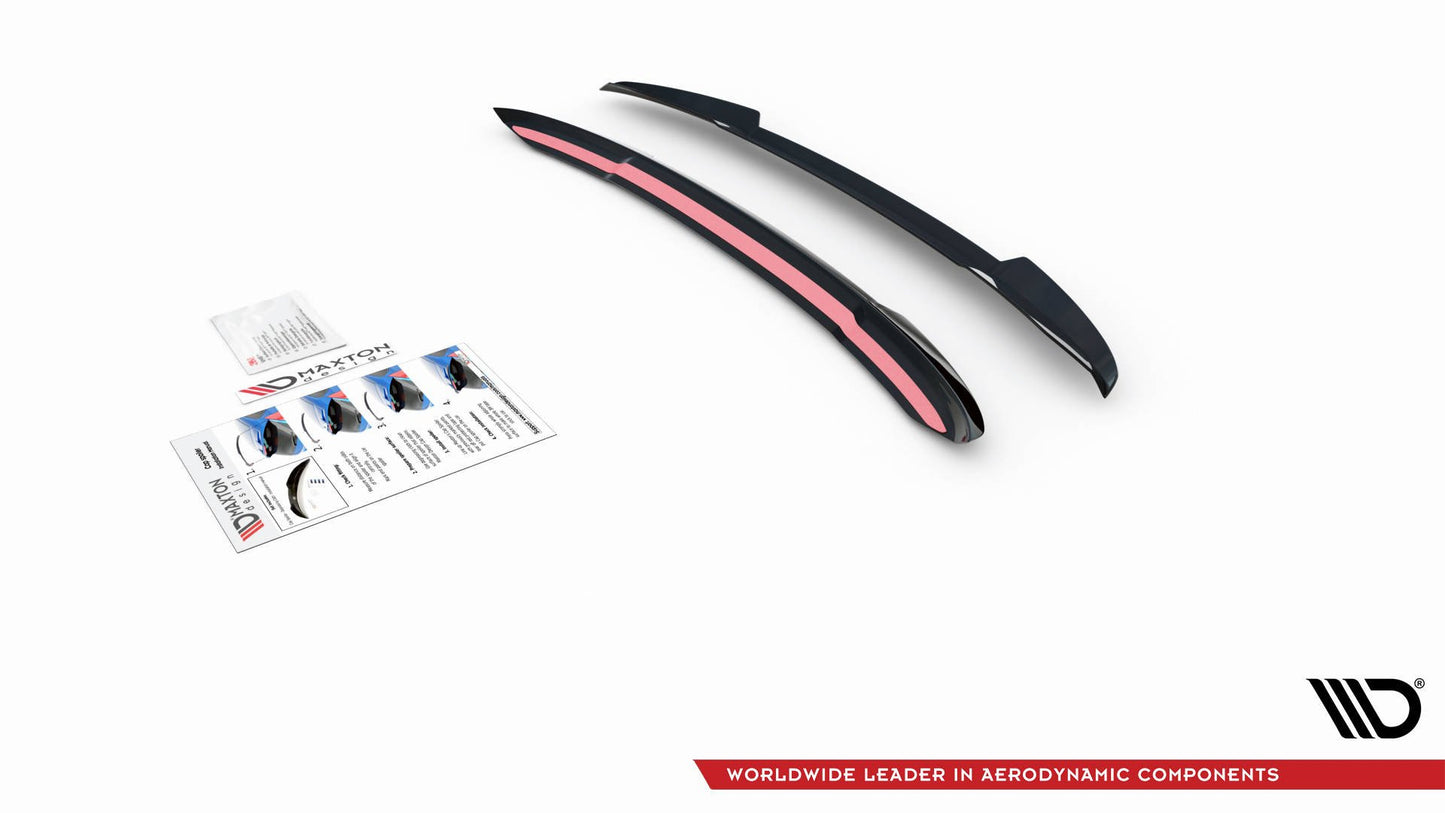 Spoiler CAP V.2 für Audi S4 / A4 S-Line Avant B9  schwarz matt