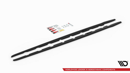 Seitenschweller Ansatz für V.2 für BMW 1er F40 M-Paket/ M135i  Carbon Look