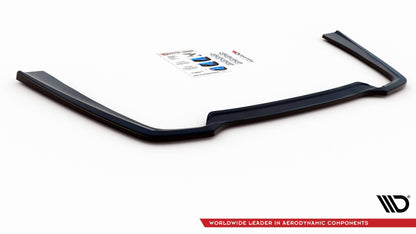 Mittlerer Diffusor Heck Ansatz für Mercedes-Benz CLS AMG-Line C257 schwarz matt