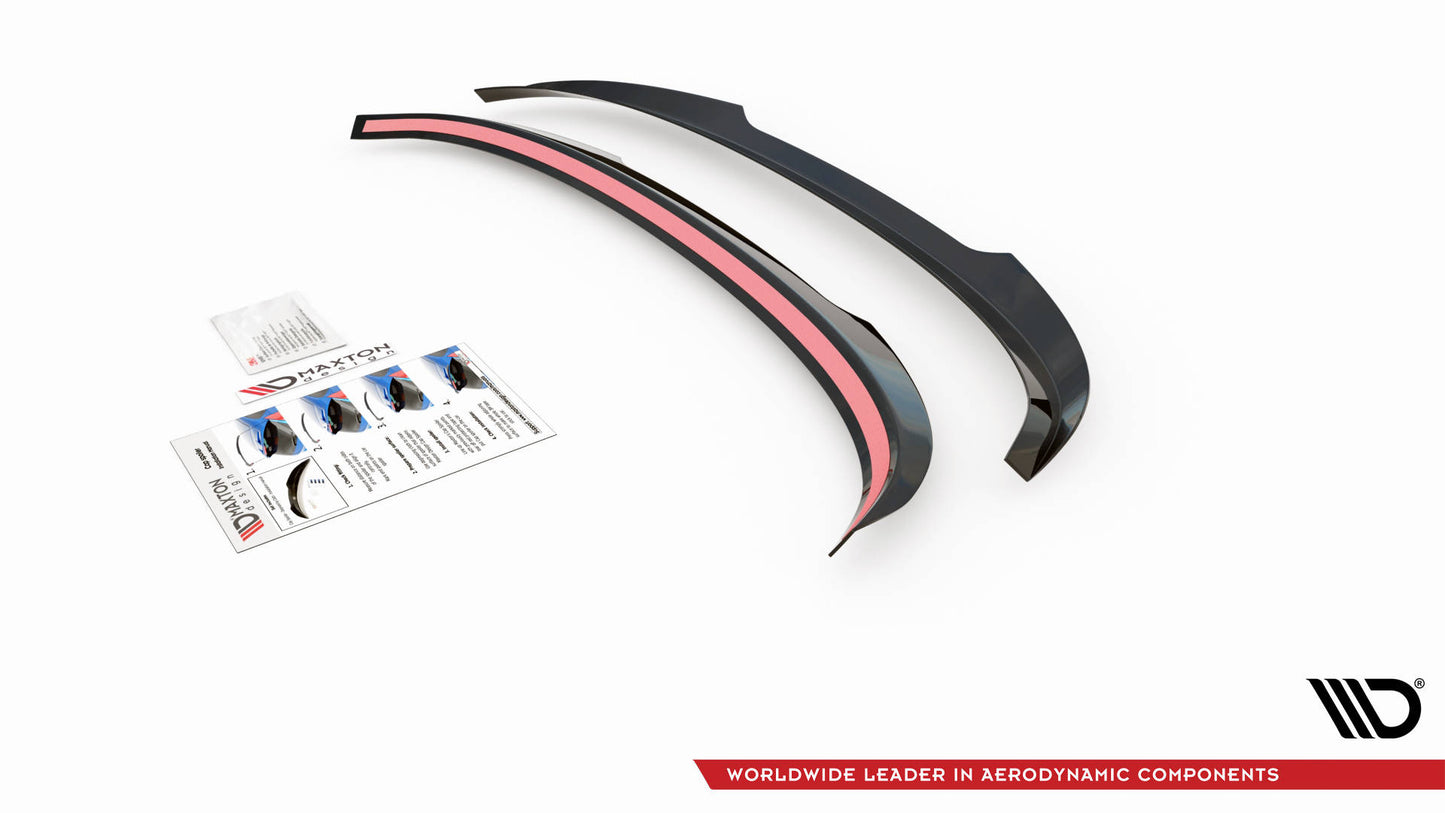 Spoiler CAP für Audi A3 Sportback 8V schwarz matt