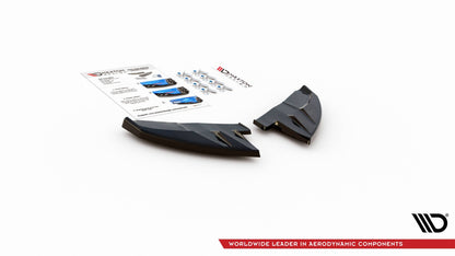 Heck Ansatz Flaps Diffusor V.3 für Alfa Romeo Giulietta Facelift Carbon Look