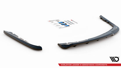 Mittlerer Diffusor Heck Ansatz DTM Look für BMW 3er Limousine E90 Carbon Look
