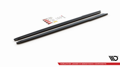 Seitenschweller Ansatz für BMW Z4 M-Paket G29 schwarz Hochglanz
