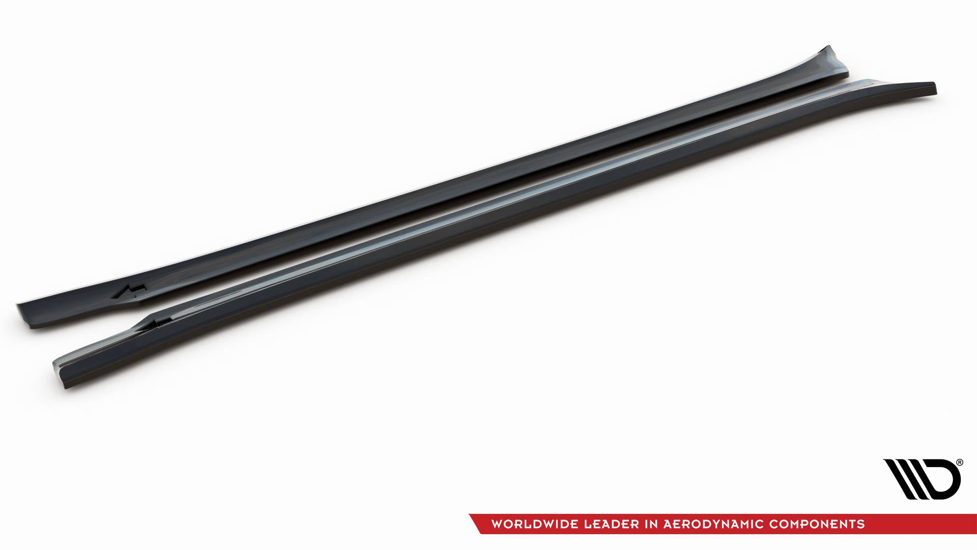 Seitenschweller Ansatz für V.2 für Tesla Model Y Carbon Look