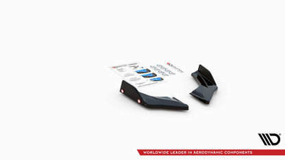 Heck Ansatz Flaps Diffusor V.2 für Volkswagen Golf 8 GTI Clubsport schwarz matt