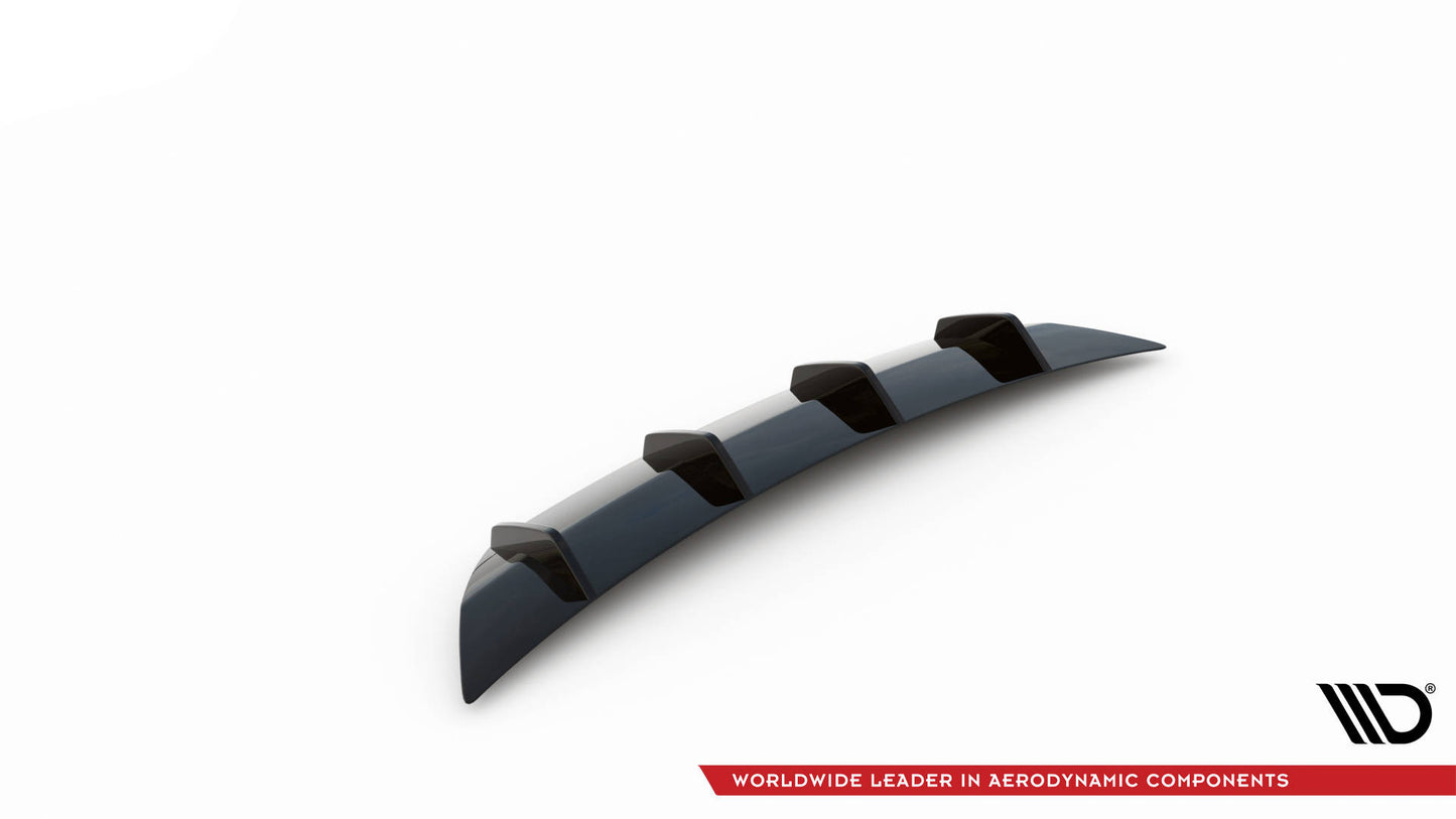 Diffusor Heck Ansatz für Volkswagen Atlas Cross Sport schwarz matt