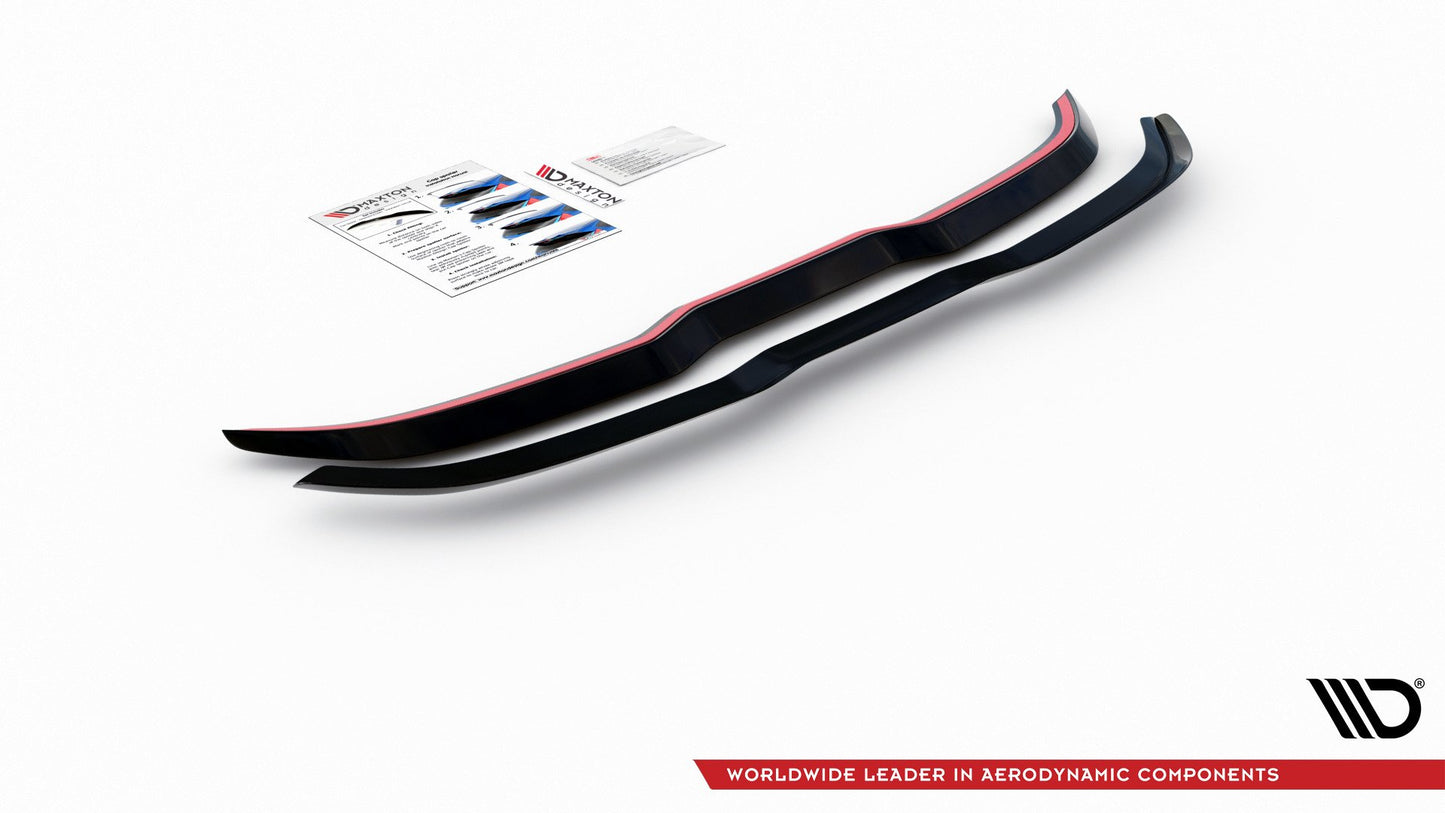 Spoiler CAP für V2 Ford Focus ST Mk4 schwarz Hochglanz