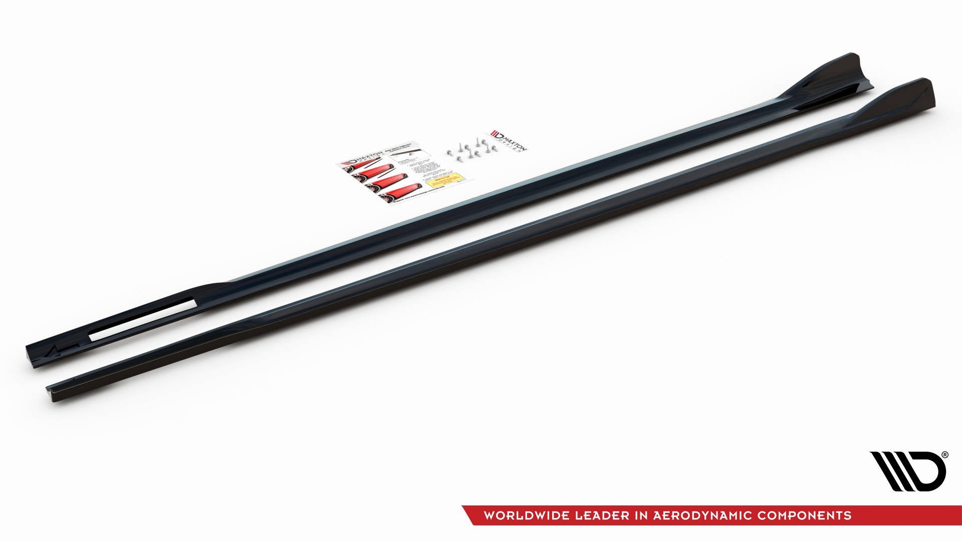 Seitenschweller Ansatz für V.2 für BMW 4er M-Paket G22 schwarz matt