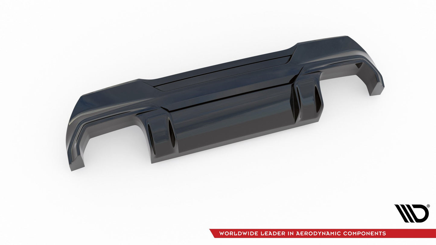 Diffusor Heck Ansatz V.2 für BMW 1er F40 M-Paket/ M135i schwarz matt