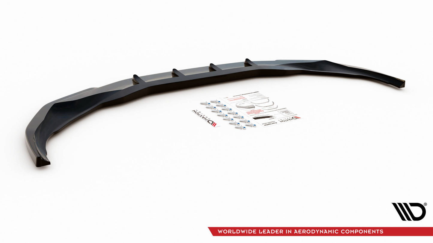 Front Ansatz V.1 für BMW 7 G11 M-Paket Facelift schwarz matt