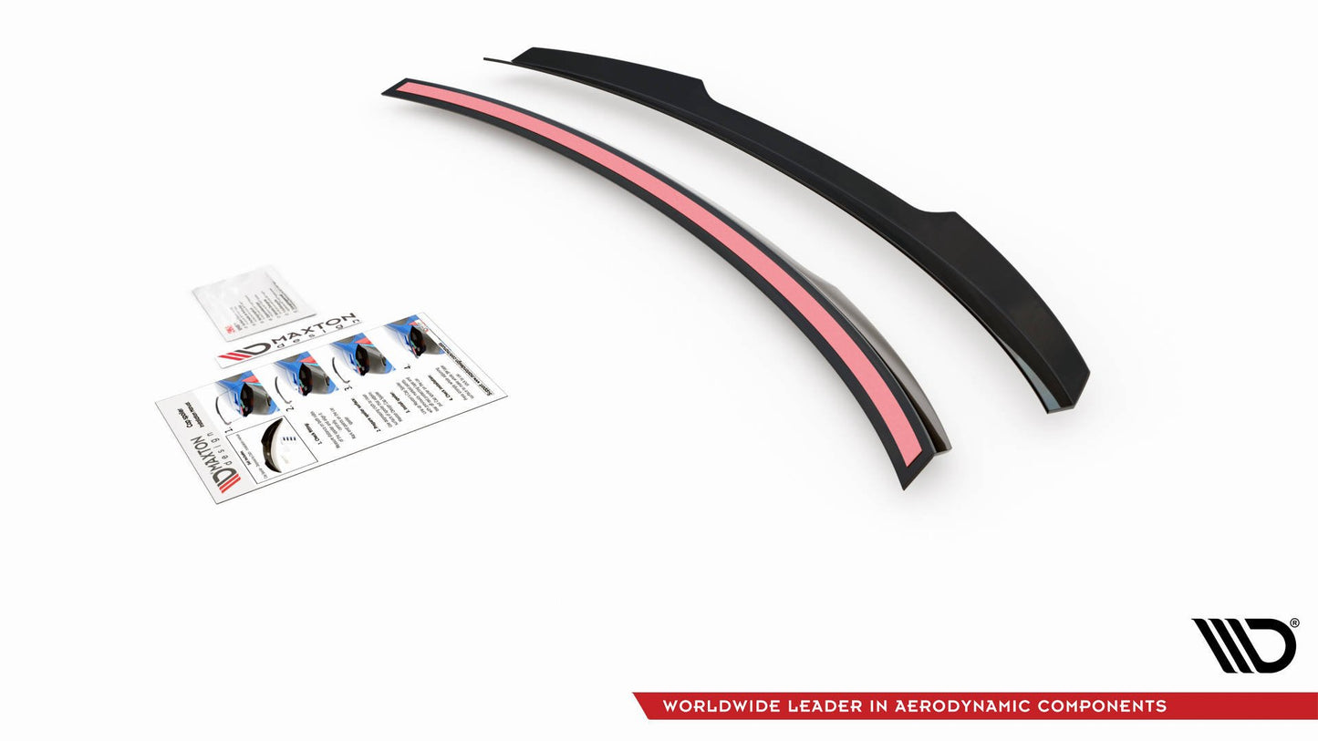 Spoiler CAP für Skoda Octavia Mk3 Facelift schwarz Hochglanz