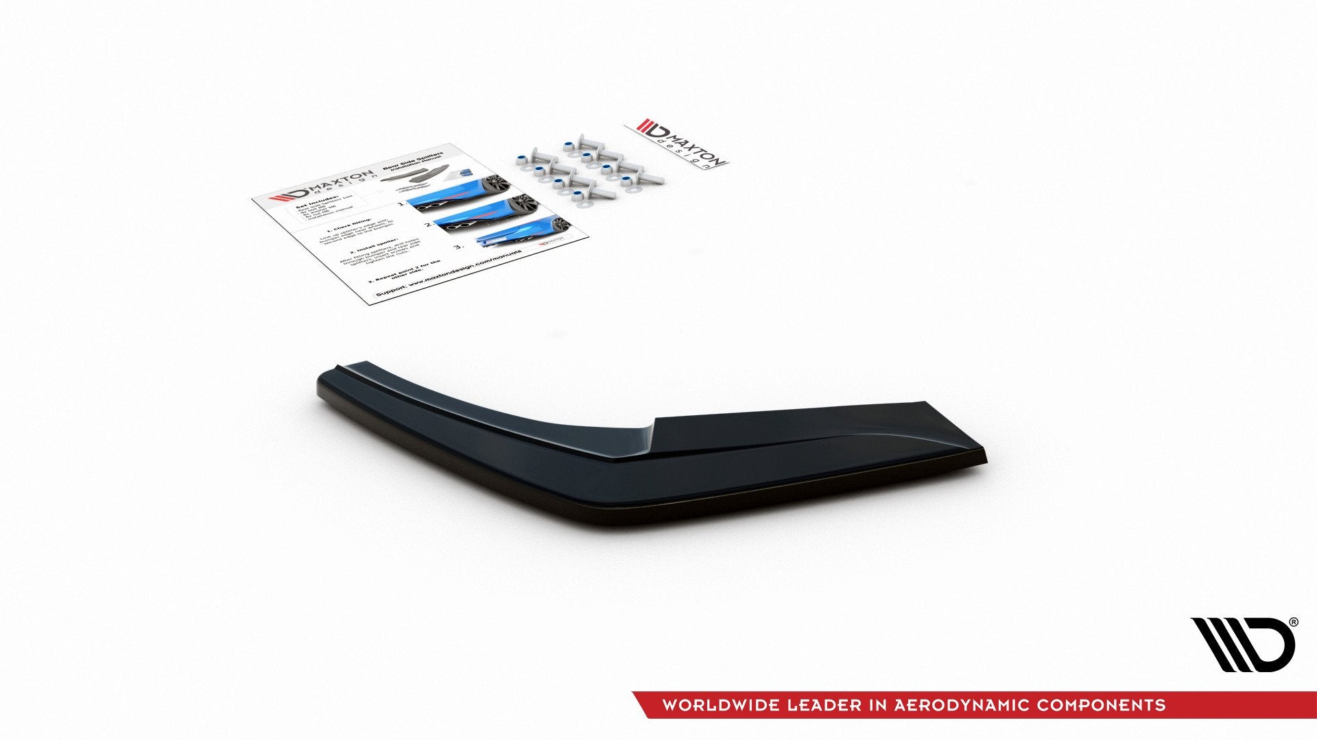 Heck Ansatz Flaps Diffusor für BMW 1er F20 Facelift M-power Carbon Look