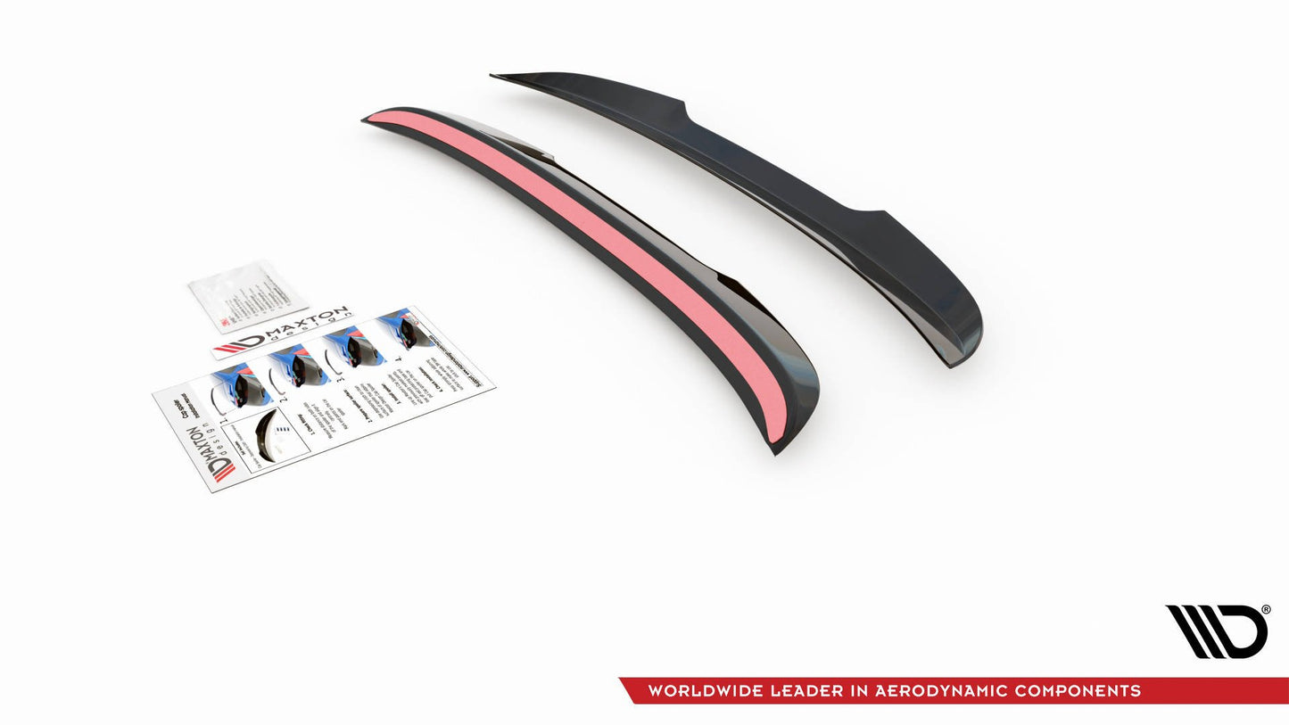 Spoiler CAP für Volvo V90 Mk2 schwarz matt