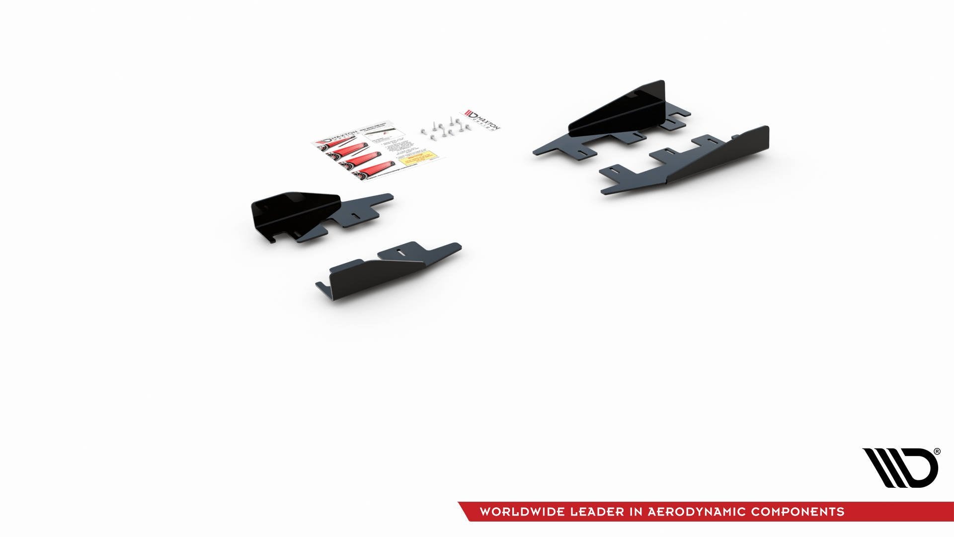 Side Flaps Volkswagen Golf GTI Mk6 schwarz Hochglanz