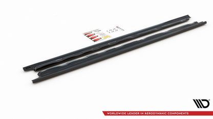 Seitenschweller Ansatz für V.1 für VW Golf 8 Carbon Look