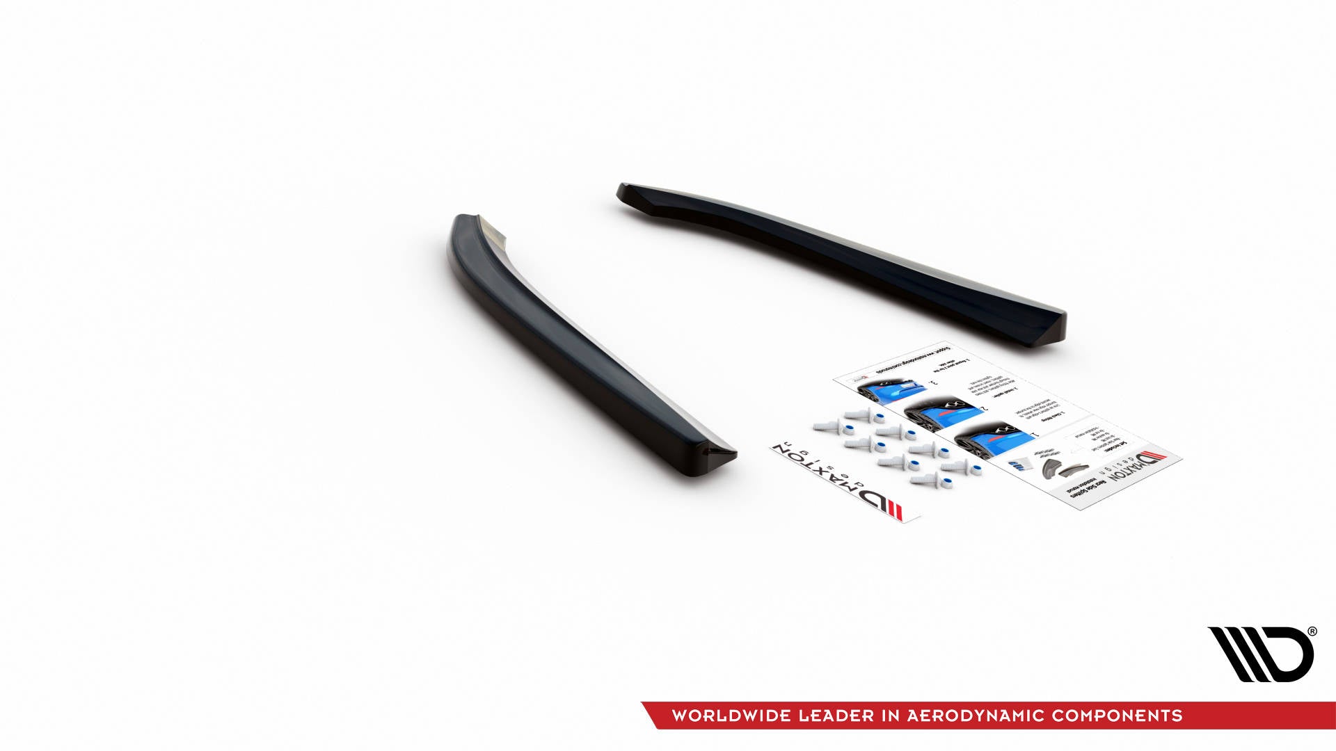 Heck Ansatz Flaps Diffusor für Audi S8 D3 Carbon Look