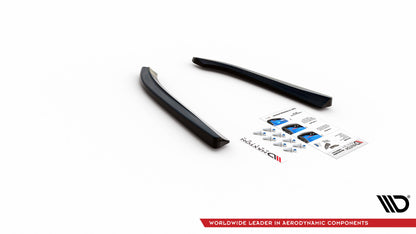 Heck Ansatz Flaps Diffusor für Audi S8 D3 Carbon Look