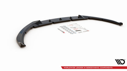 Front Ansatz V.4 für Ford Focus ST Mk3 Facelift schwarz matt