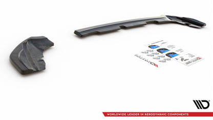 Heck Ansatz Flaps Diffusor für Ford Puma ST-Line schwarz Hochglanz