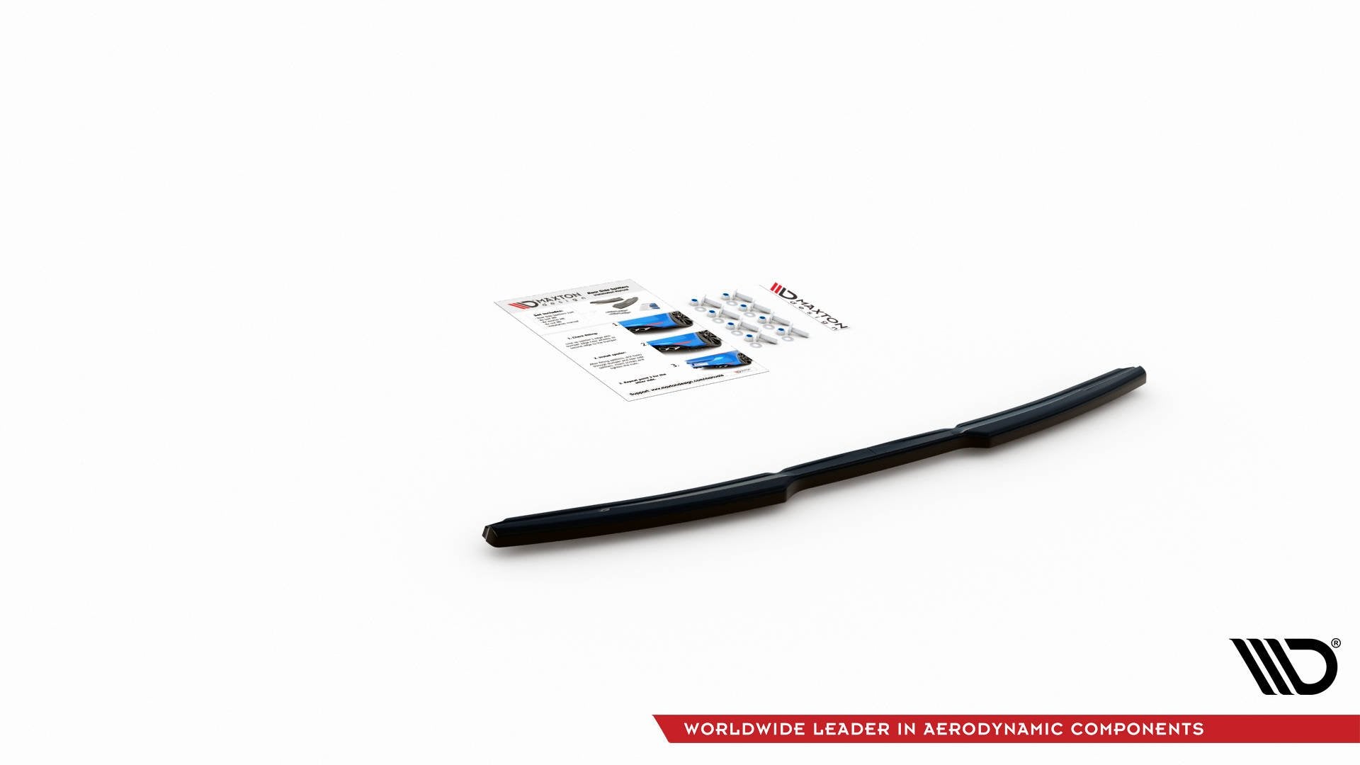 Mittlerer Diffusor Heck Ansatz für BMW 6er GT G32 M-Paket Carbon Look