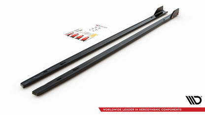 Seitenschweller Ansatz für + Flaps V.2 für Volkswagen Golf 8 GTI / GTI Clubsport