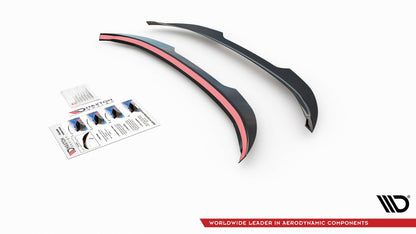 Spoiler CAP für Peugeot 308 SW Mk2 Facelift Carbon Look