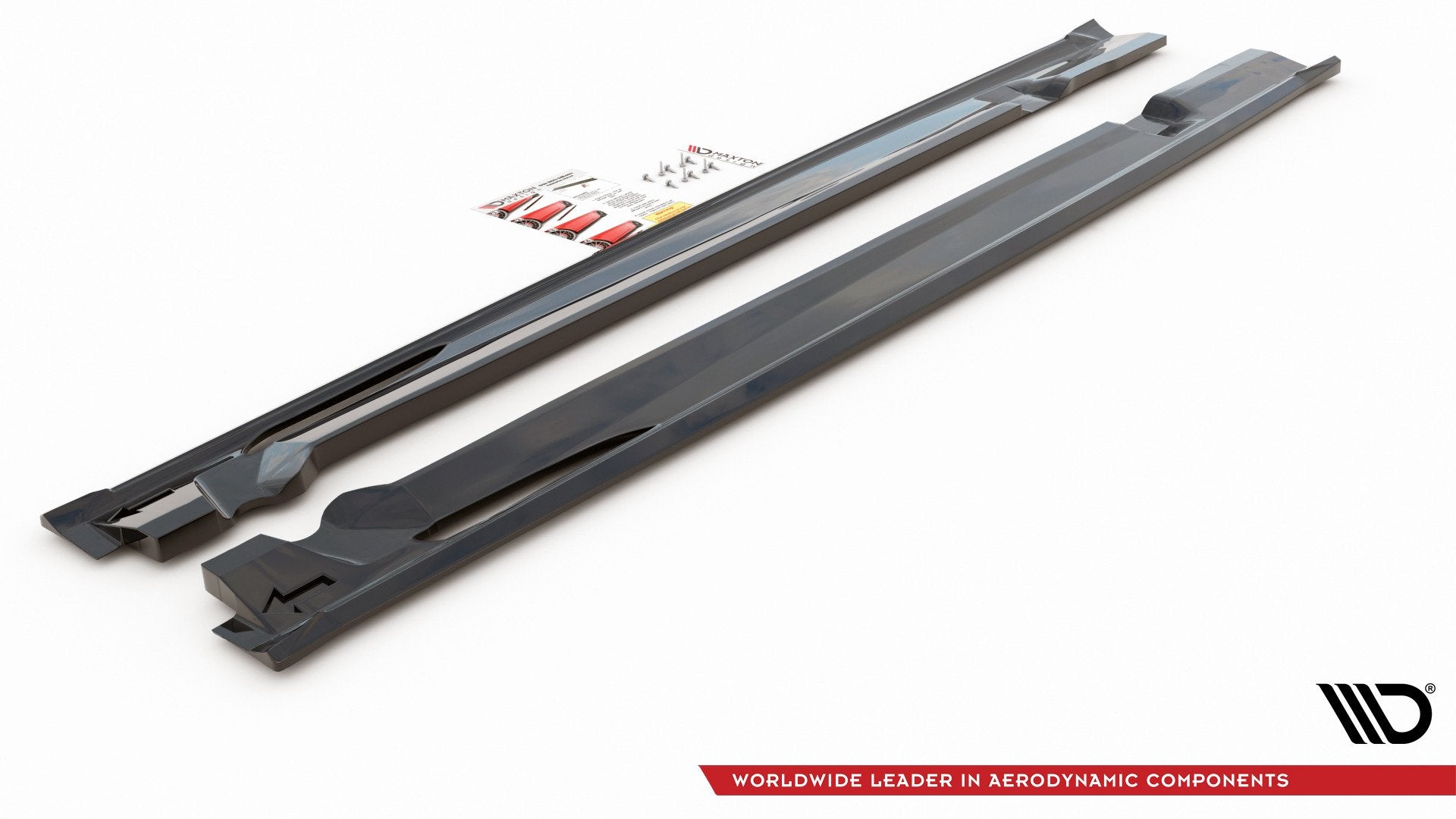 Seitenschweller Ansatz für Mercedes-AMG GT 63S 4-Door Coupe schwarz Hochglanz