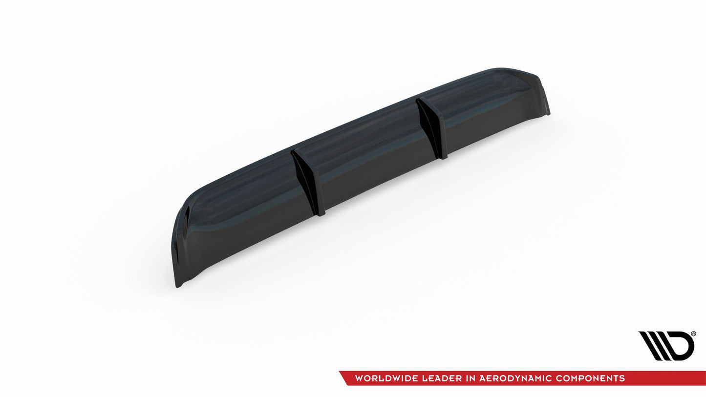 Diffusor Heck Ansatz für Mercedes-Benz V-Klasse AMG-Line W447 Facelift schwarz matt