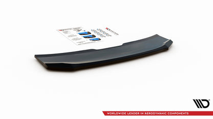 Mittlerer Diffusor Heck Ansatz für Audi RS5 F5 Facelift Carbon Look