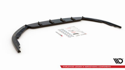 Front Ansatz V.1 für Toyota Avensis Mk3 Facelift schwarz matt