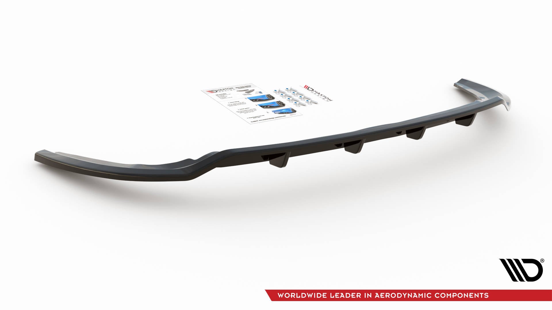Mittlerer Diffusor Heck Ansatz DTM Look für Ford C-Max Mk2 Carbon Look