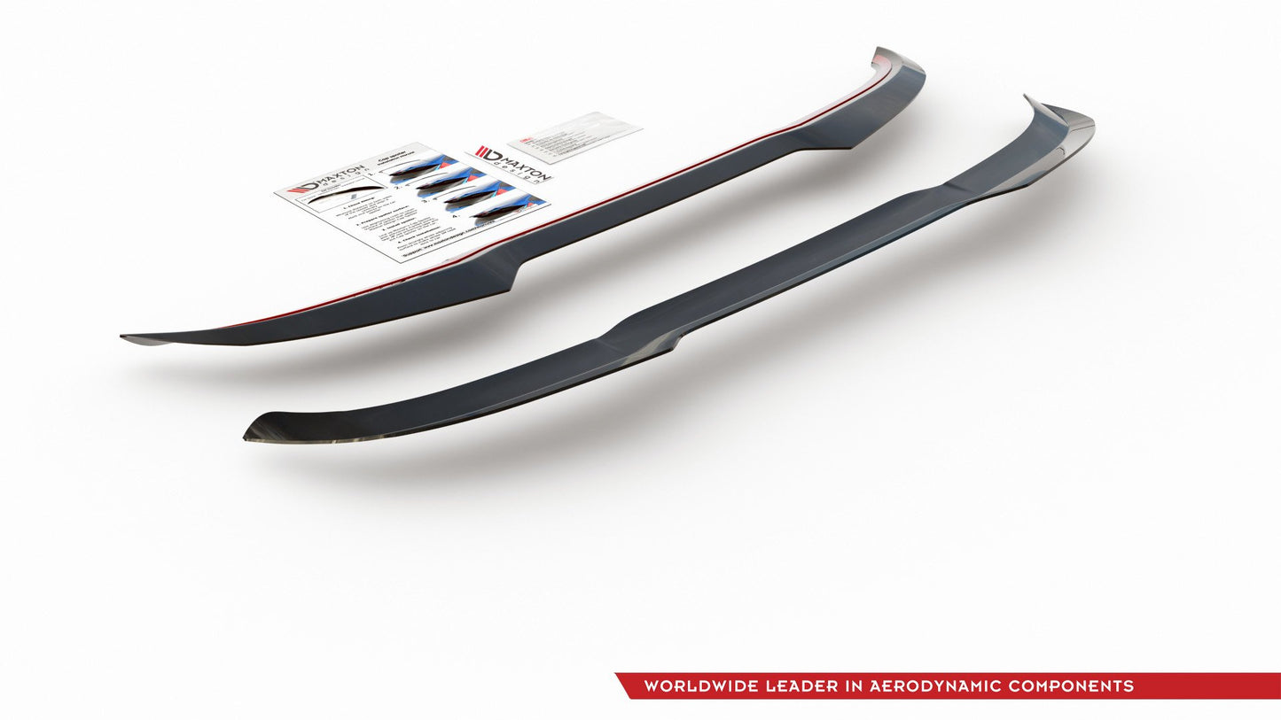 Spoiler CAP V.2 für Ford Fiesta Mk8 ST / ST-Line schwarz Hochglanz