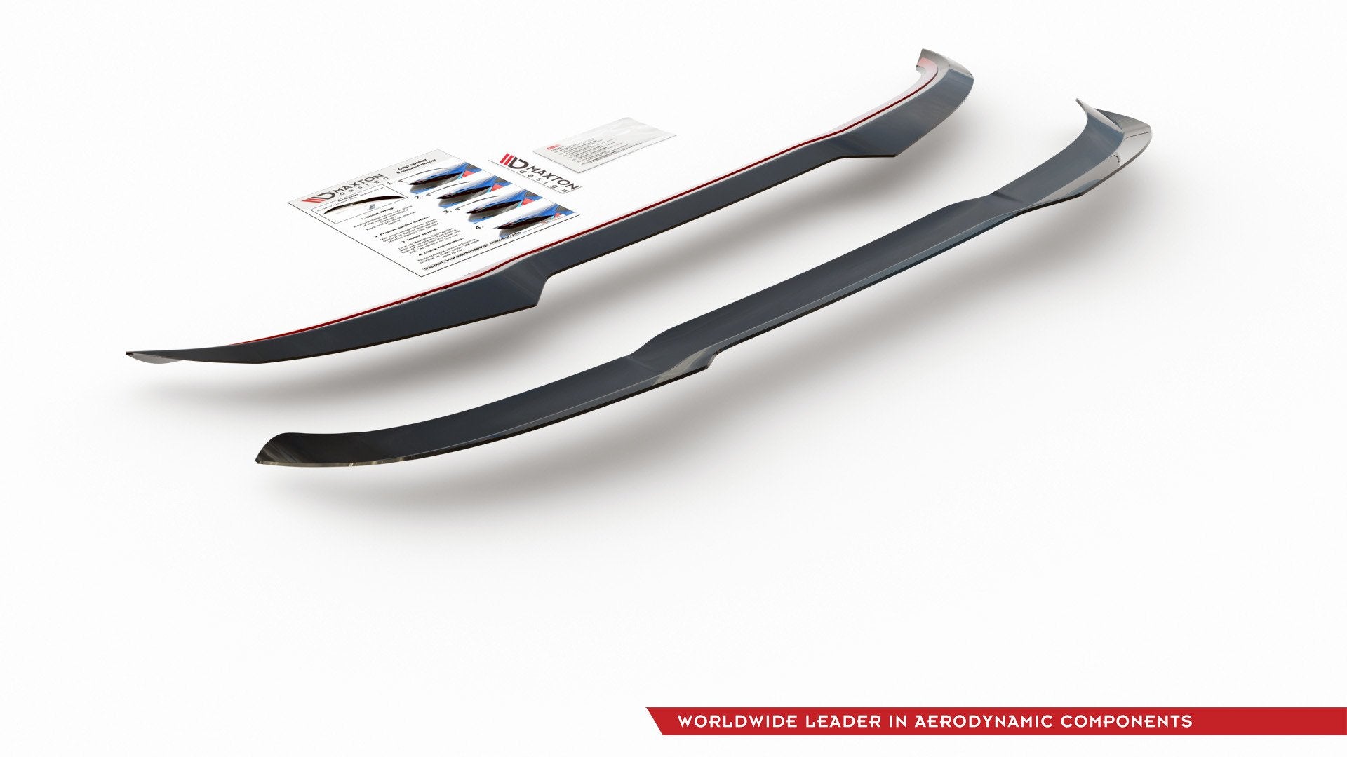 Spoiler CAP V.2 für Ford Fiesta Mk8 ST / ST-Line schwarz Hochglanz